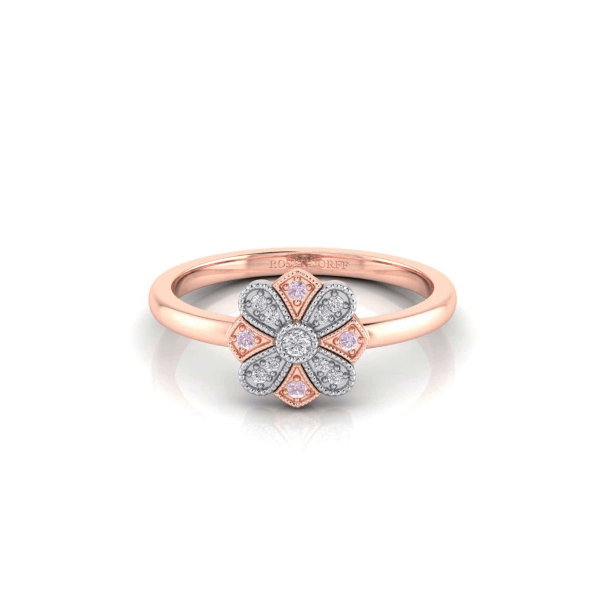 Eminence Pinks Vintage Ring - Rosendorff Diamonds